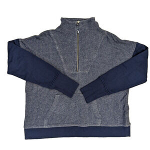 Vineyard Vines 1/4 Zip Pullover Womens Large Kangaroo Pocket Sweatshirt